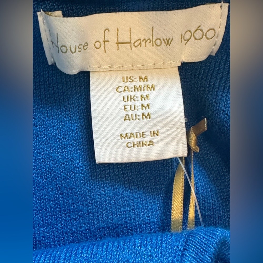 NWT - House of Harlow 1960 - Electric Blue Knit
Corset Tank Top - Picture 4 of 7